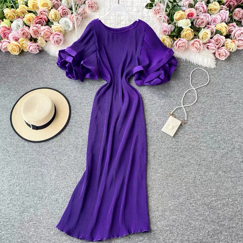 Dinner nights ruffle dress FD2 images
